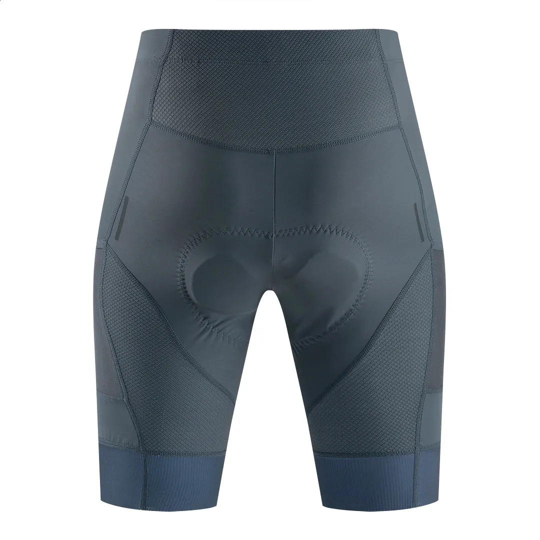 Men’s 2-Pocket Cycling Shorts Shockproof 3D Padded MTB Bike Shorts for Summer Riding