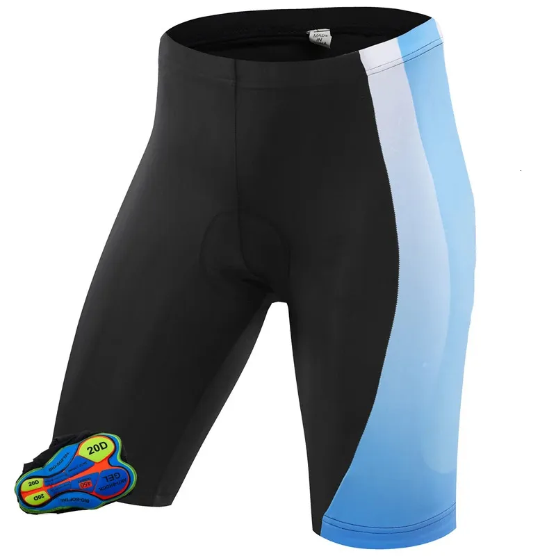 Men’s Shockproof Cycling Shorts Professional Bike Trousers with 20D Gel Padding for Team Riders