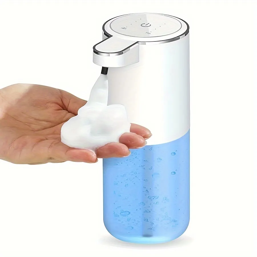 Contactless Wall-Mounted Soap Dispenser 380mL Capacity USB Charging and Automatic