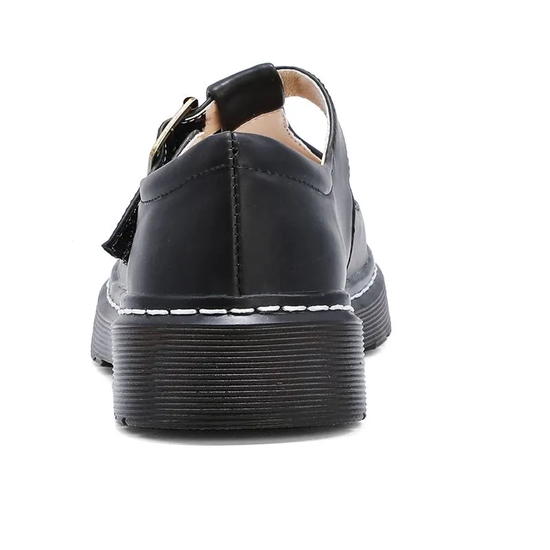 Women's T Strap Mary Jane School Uniform Ladies Casual Footwear