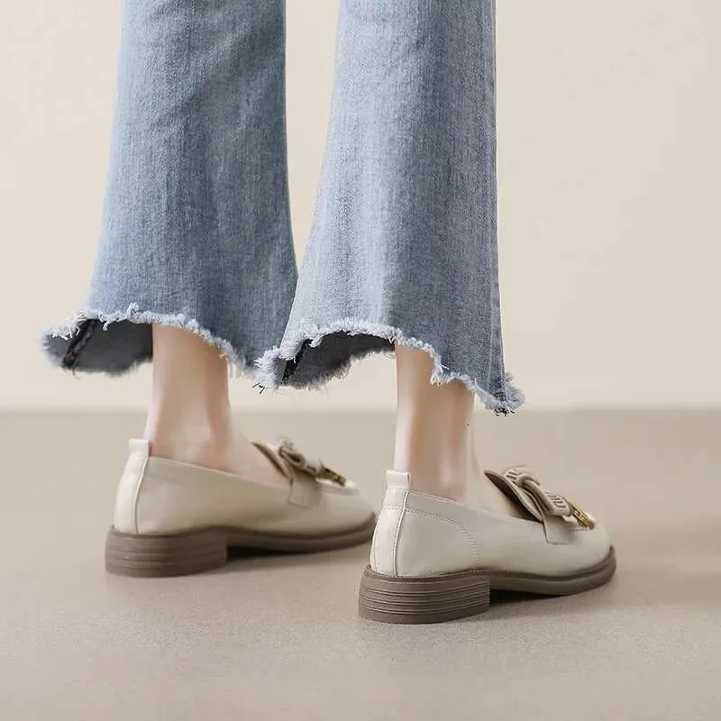 Women's Cute Mary Jane Low Heel Bowknot Casual Loafers Pu Leather Slip On Flats