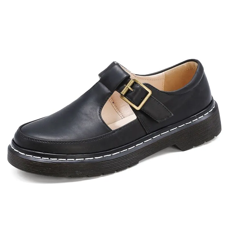 Women's T Strap Mary Jane School Uniform Ladies Casual Footwear