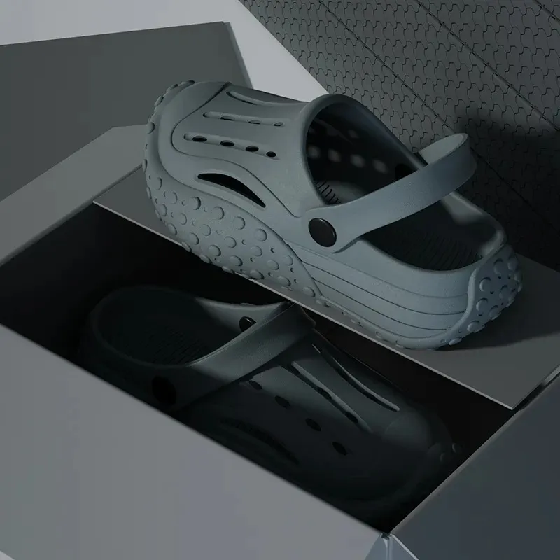 Premium Thick Soled Perforated Sandals Men Perfect For Casual Sports And Hot Trendy Looks