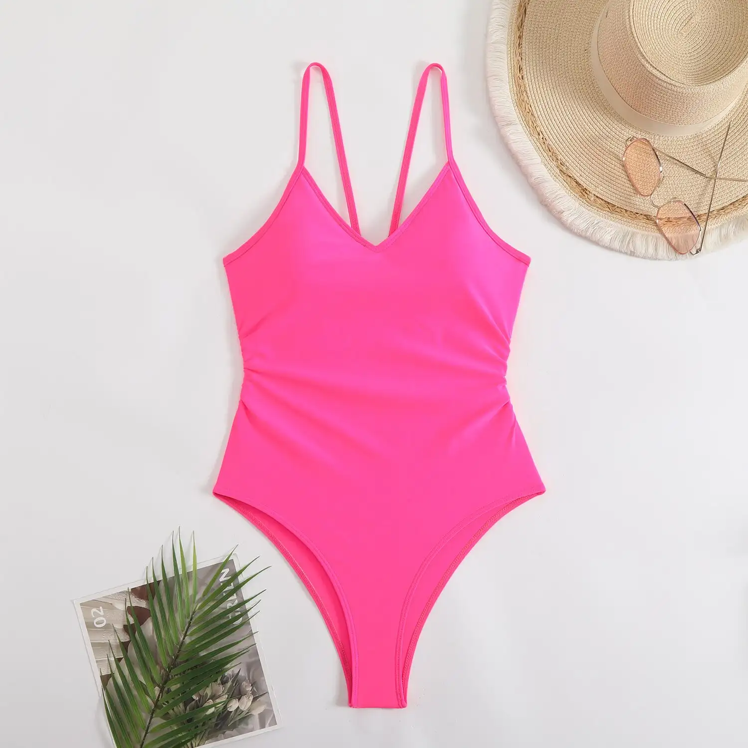 Sexy Bikinis Woman Swimwear One Piece Women's Swimsuit Female High Leg Bath Bathing Suits Swimming for Beach Wear Monokini