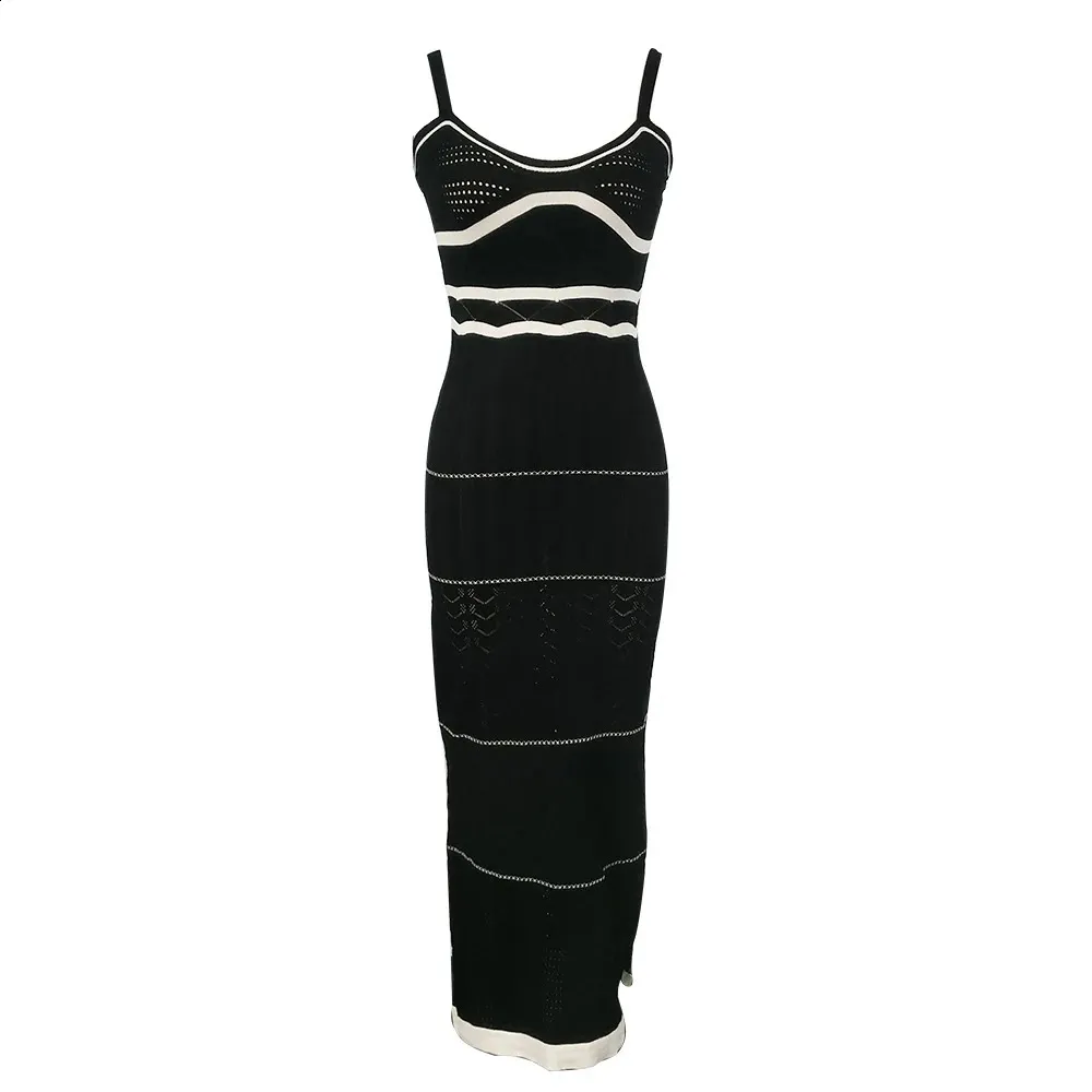 Striped Elegant Sun crochet dress Woman Summer Bea...