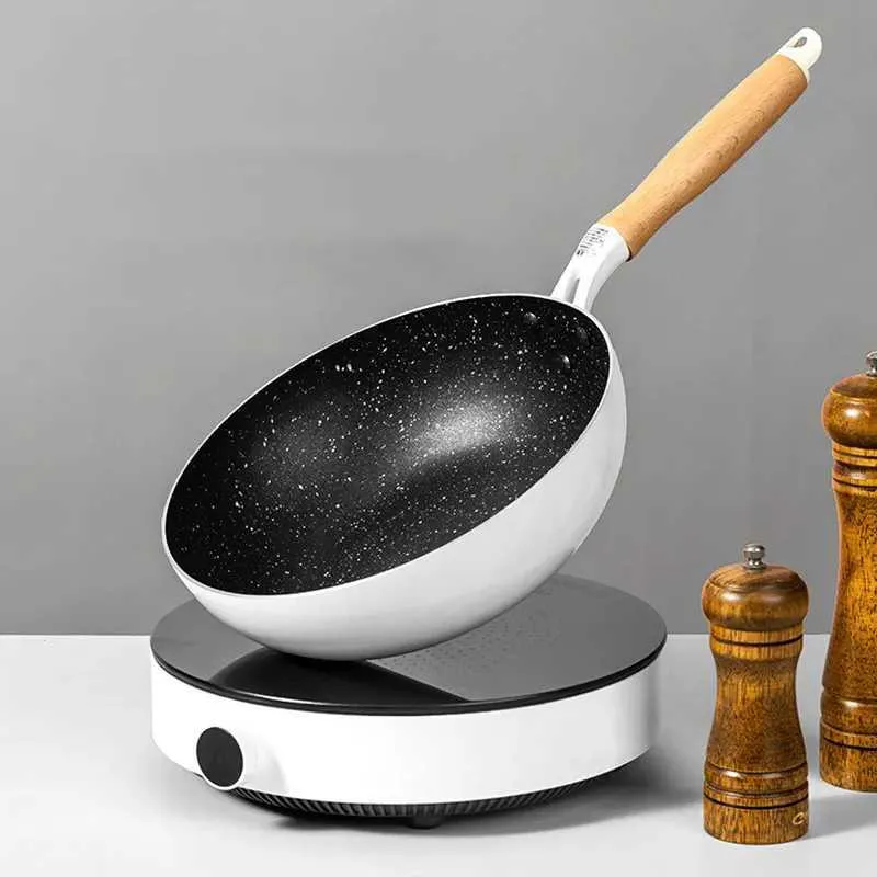 Thickened Household Non-Stick Frying Pan with ...