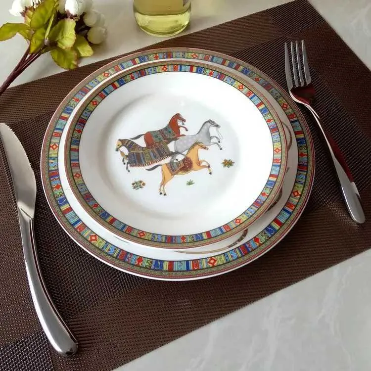 Luxury Chinese Tableware Set Porcelain Large ...