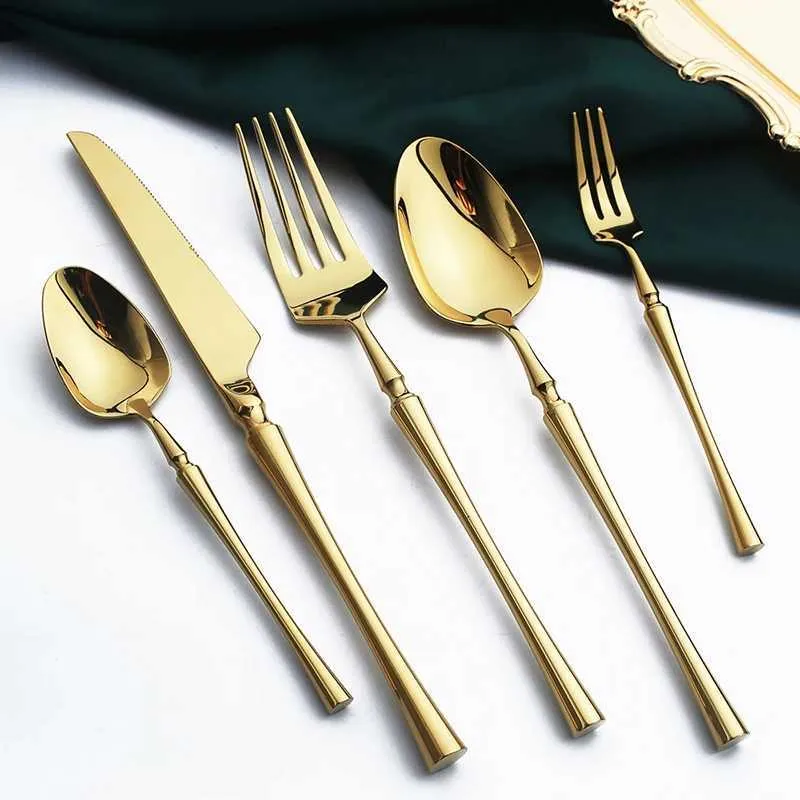 5-Piece Western Style Cutlery Set Elegant ...