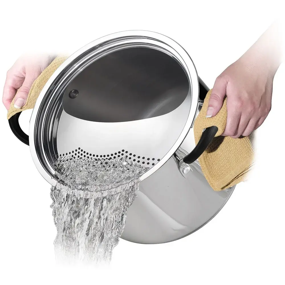 Stainless Steel Stock Pot with Glass ...