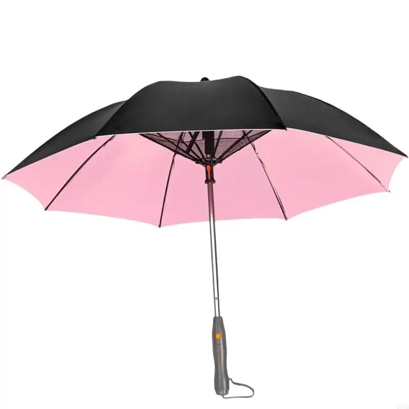 Sun and Rain Umbrella Fan For ...