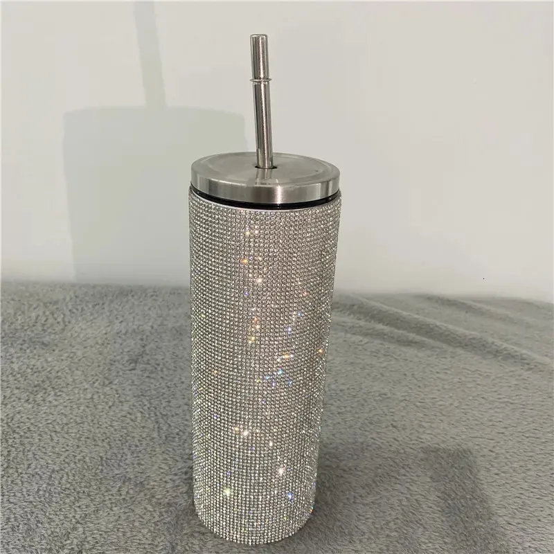 Bling Diamond Thermos Bottle Coffee Cup ...