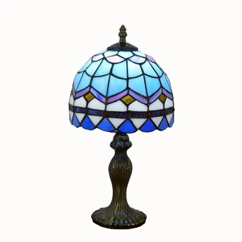 Simple European Mediterranean Creative Tiffany Stained ...
