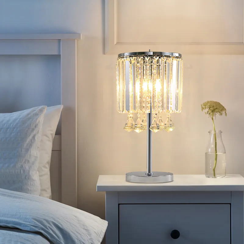 Bedroom Bedside Lamp Crystal Desk Lamp ...