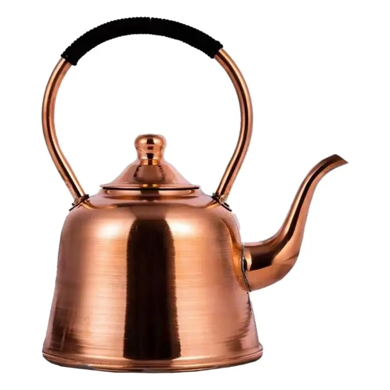 2L Copper Teapot with Heatproof Handle ...