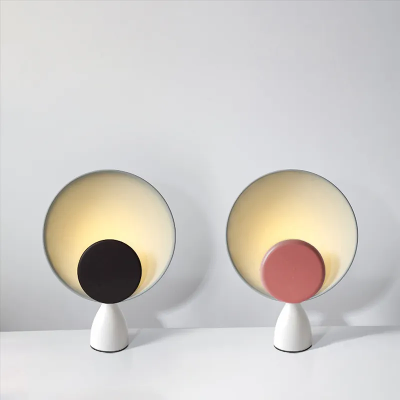 Elegant Nordic Style LED Bedside Table ...