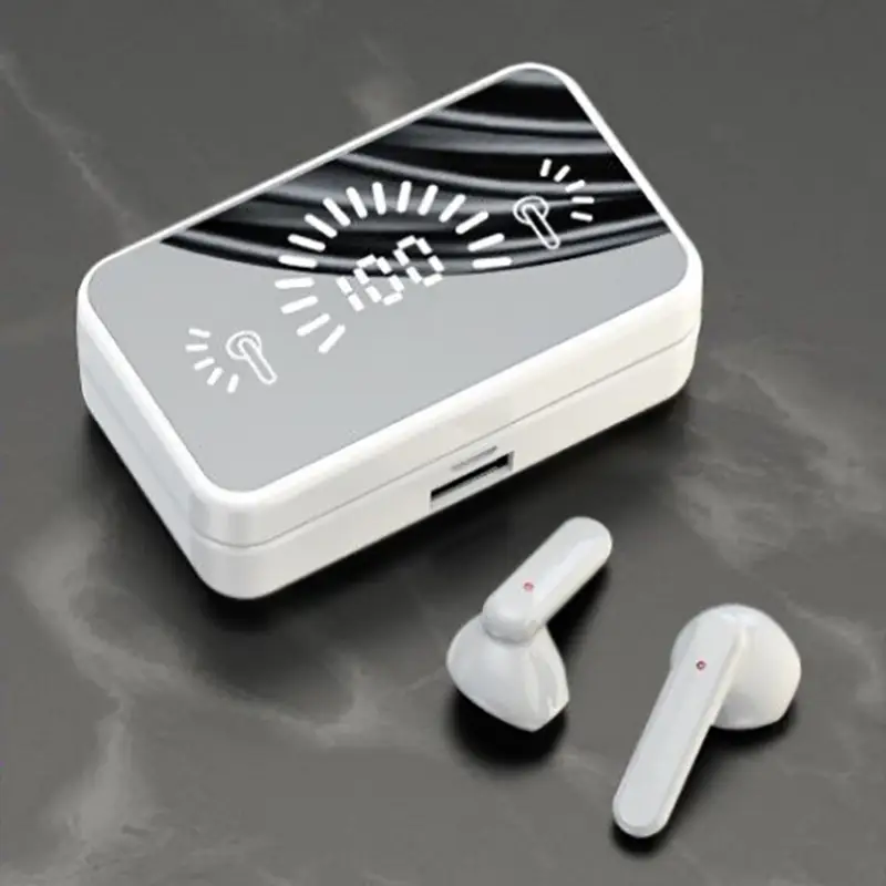 Mirror Digital Display Wireless Bluetooth Headset 5.1 Touch Business Sports Headset