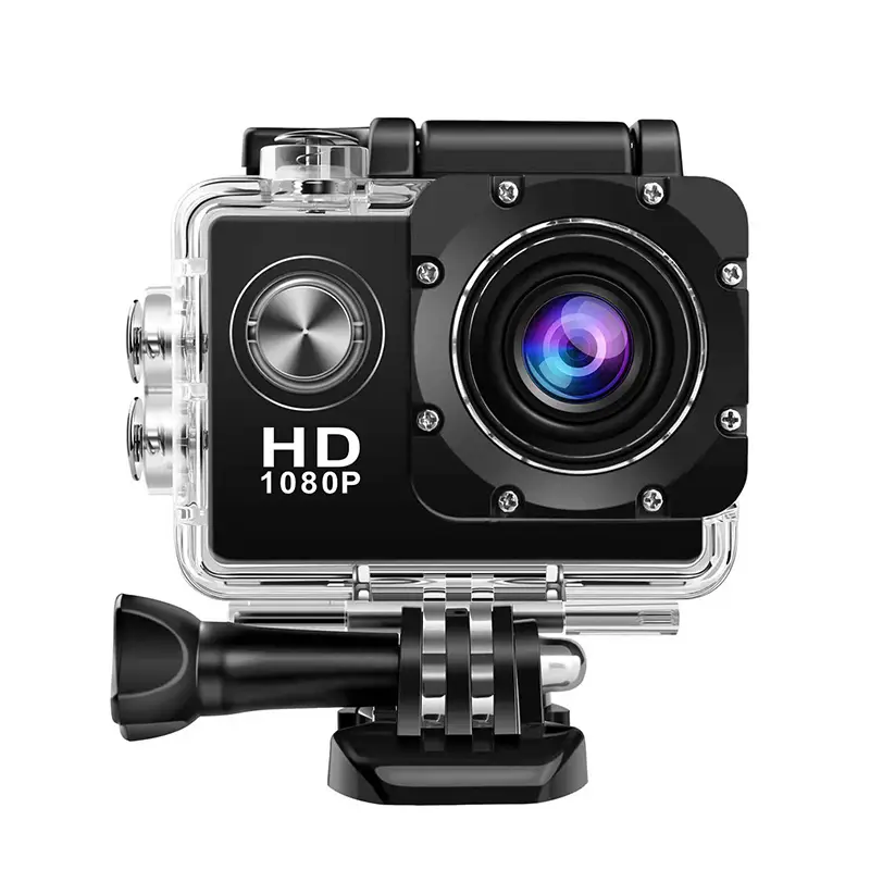 Mini Action Camera HD 4K Digital Cameras Screen Wa...
