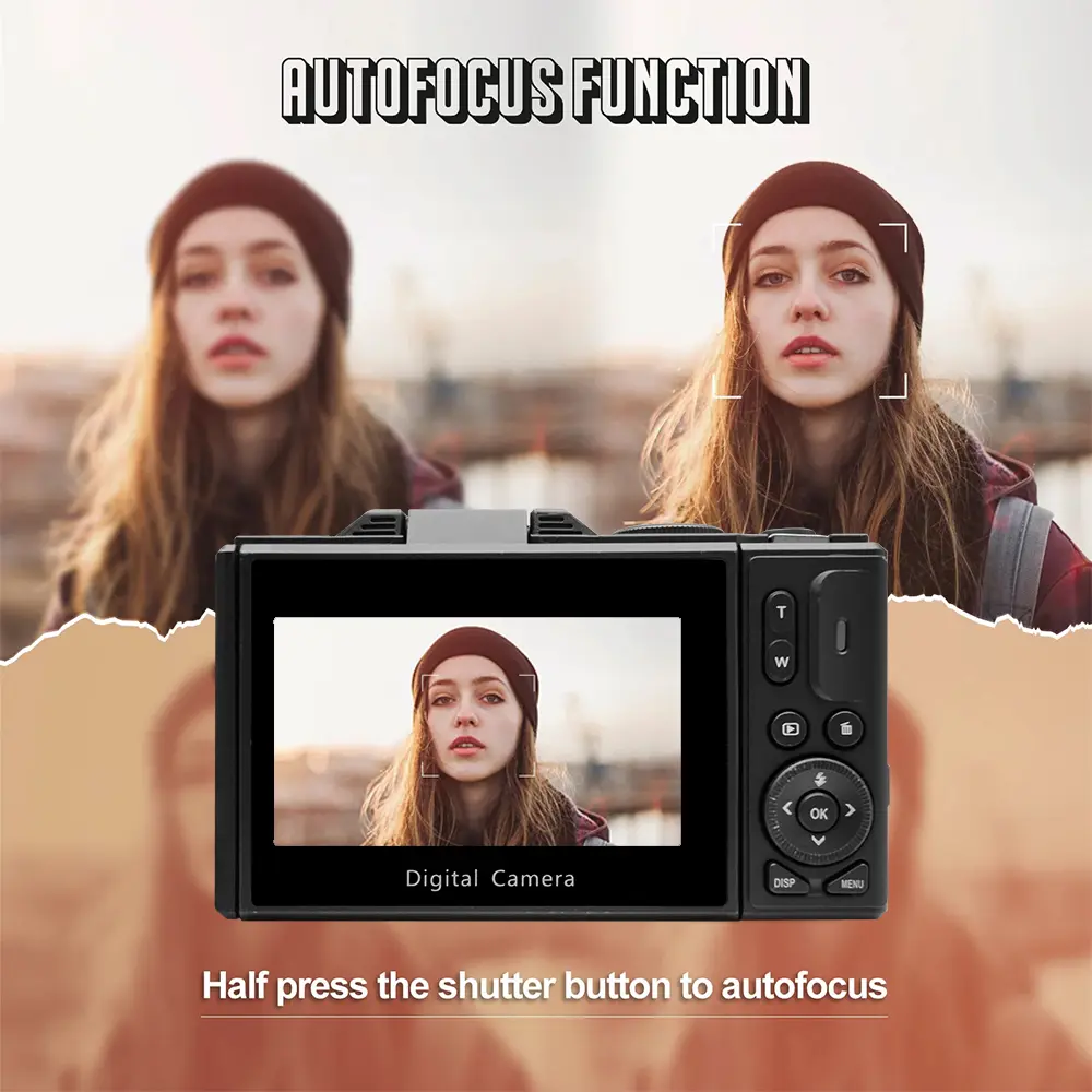 4K Digital Camera for Photography and 18X Digital ...