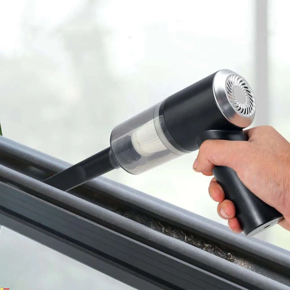 Portable Handheld Vacuum Cleaner Mini Dry and Wet Dust Collector Wireless Dual Use for Home and Car