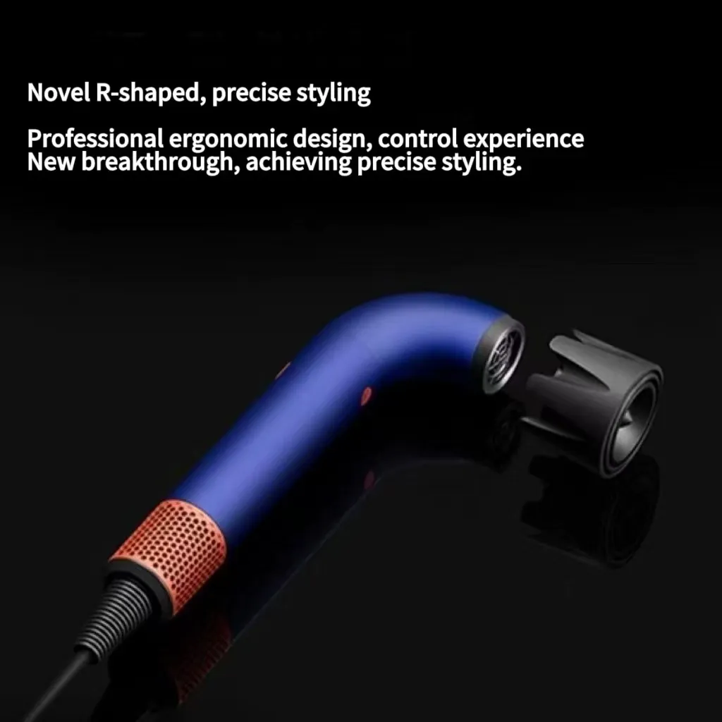 Anion High-Speed Hair Dryer Curved Air Outlet Low Noise High Power Safe Ionic Electric Hair Blower