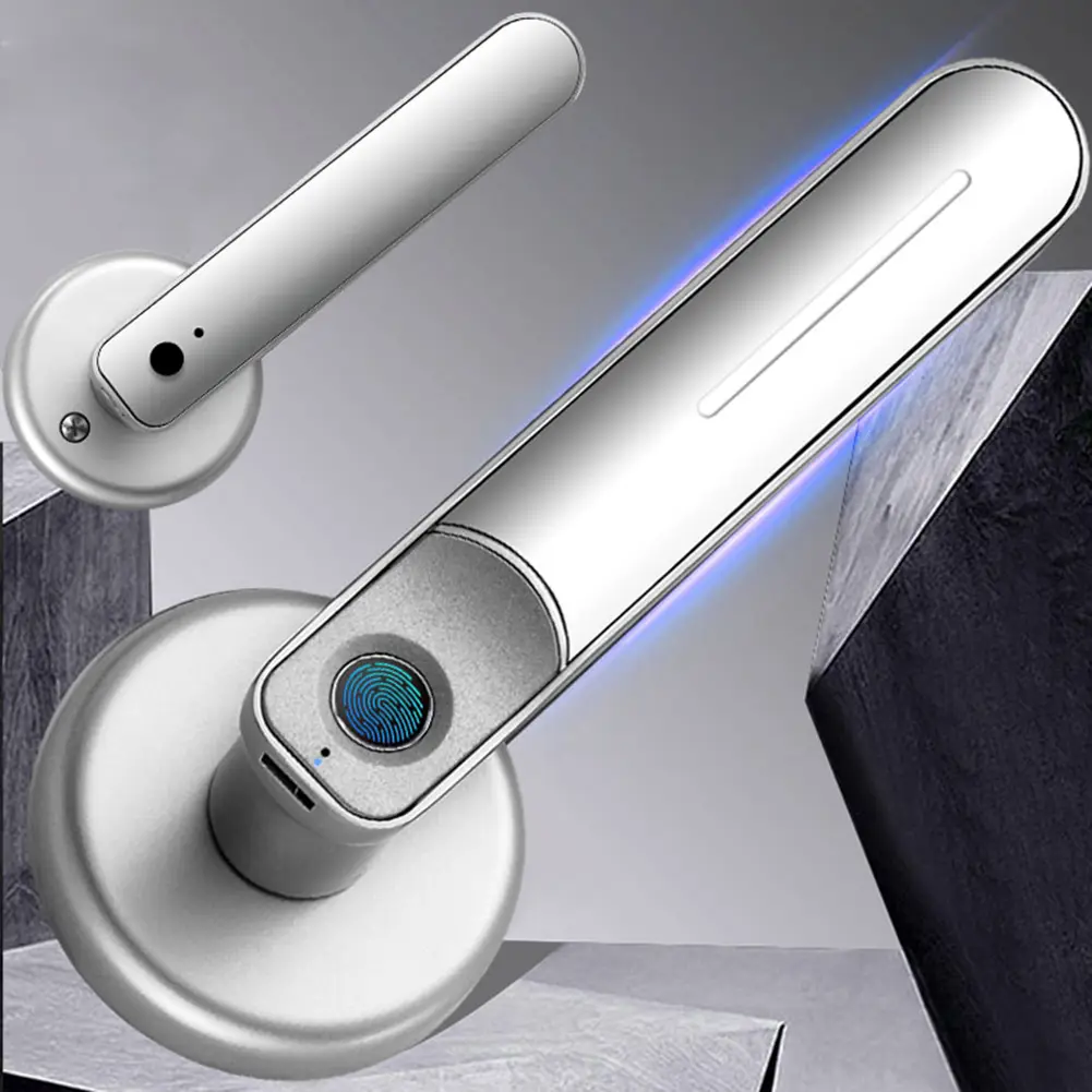 Smart Fingerprint Door Lock Sensitive Biometric Handle Security Anti Theft for Home Office