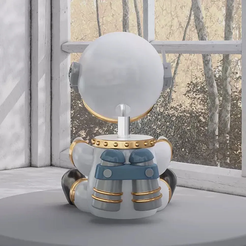 Electric Wax Melting Lamp In Robot Astronaut Design Dimmable Night Light With Timer Function