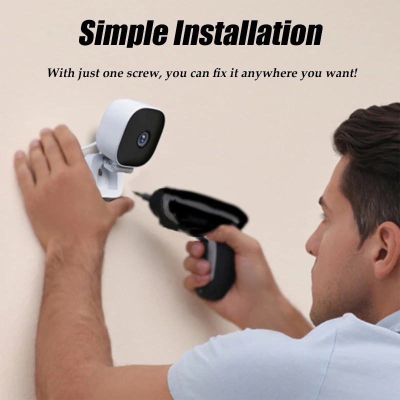 4K WiFi Security Camera Waterproof Night Vision Cam with 2-Way Audio and Motion Detection