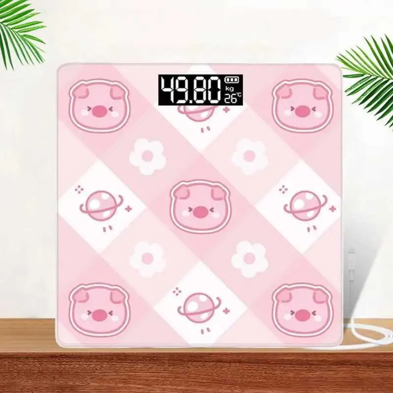 Body Fat Scale BMI Scale Body Fat Monitor High Precision Digital Weighing Machine Health Analyzer With Temperature Display