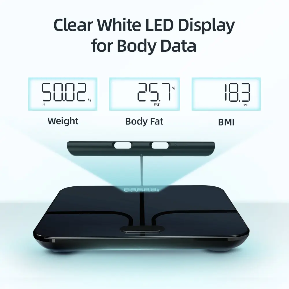Voice-Announced Smart Weight And Body Fat Scale