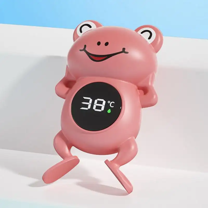 Baby Bath Thermometer Cute Cartoon Frog Waterproof...