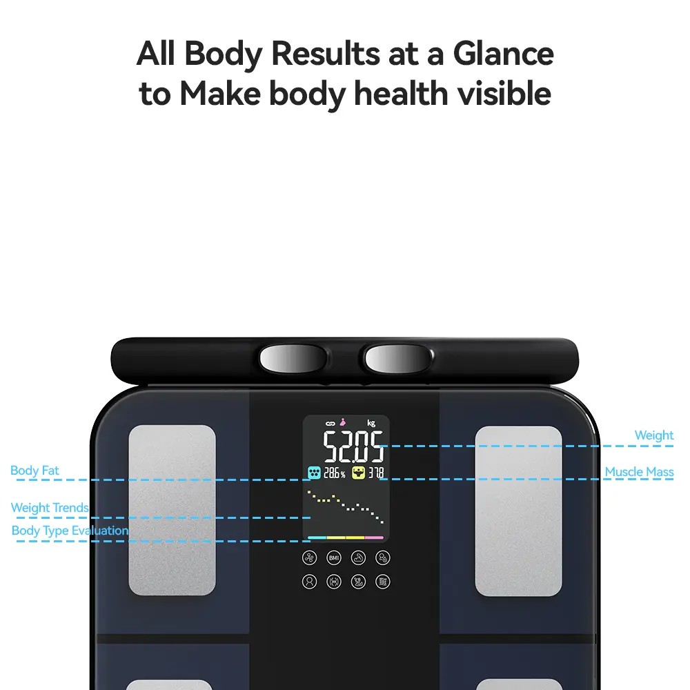 Smart Digital Bioelectrical Resistance Antibody Fat Weight Scale