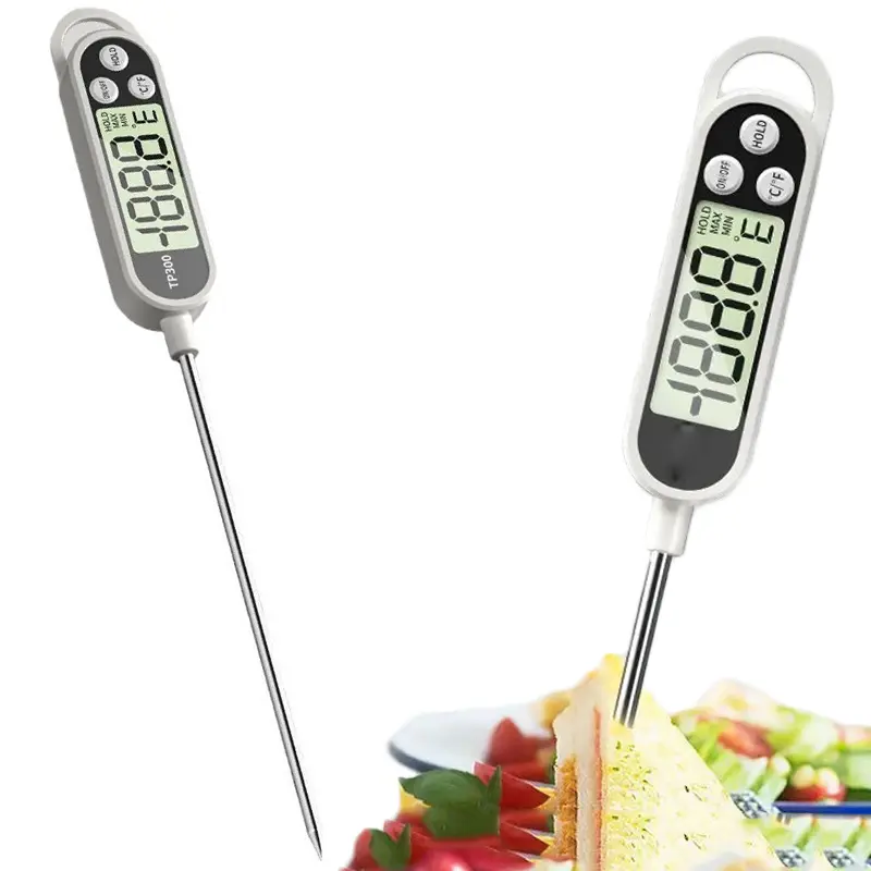 Probe Type Food Thermometer Kitchen Digital Thermo...