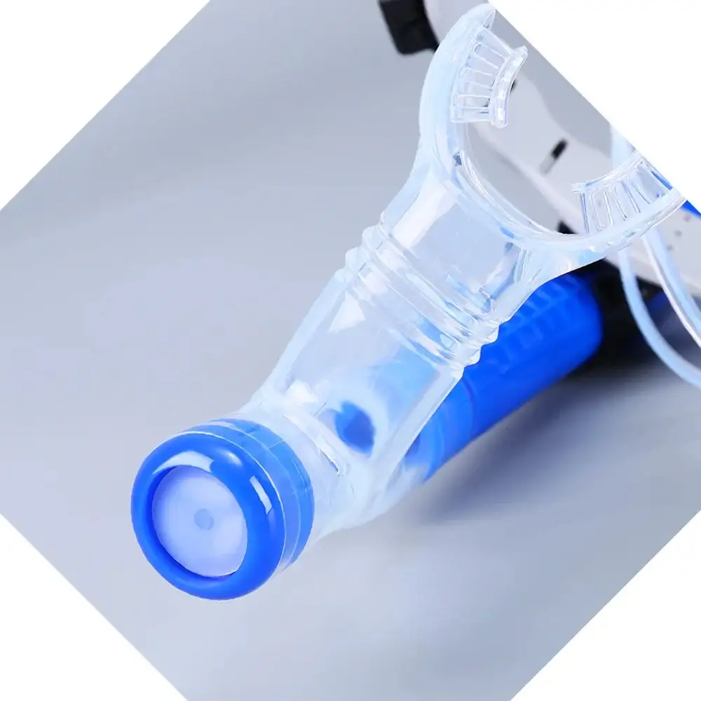 Center Mount Swim Training Snorkel with Comfort Mounted Silicone Mouthpiece for Junior Adult and Youth