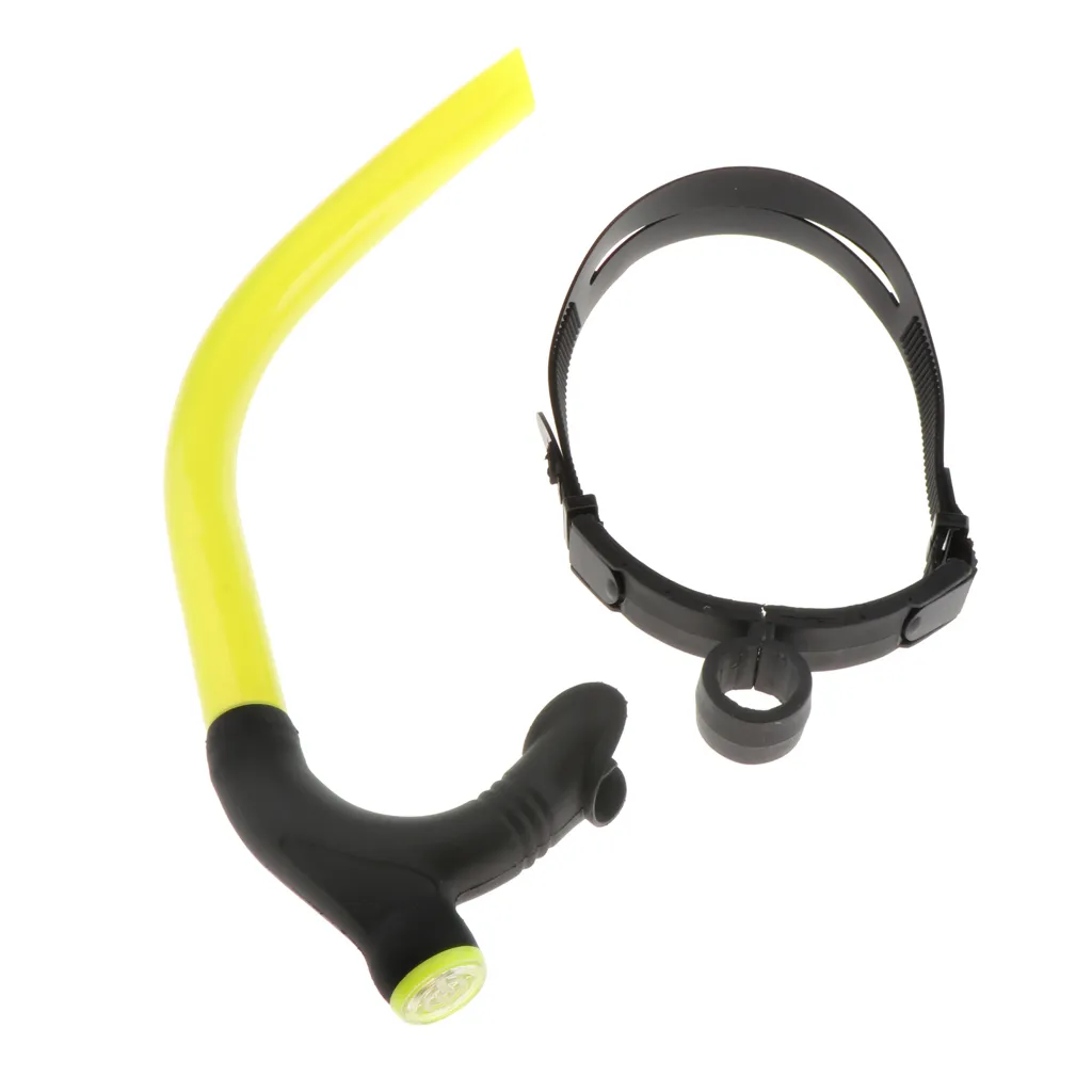 Lap Swimming Wet Snorkel with Comfortable Mouthpie...