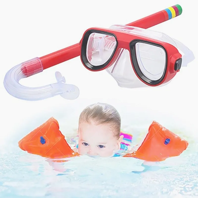 Child Swimming Goggles and Snorkel Set for Kids Scuba Diving Accessories