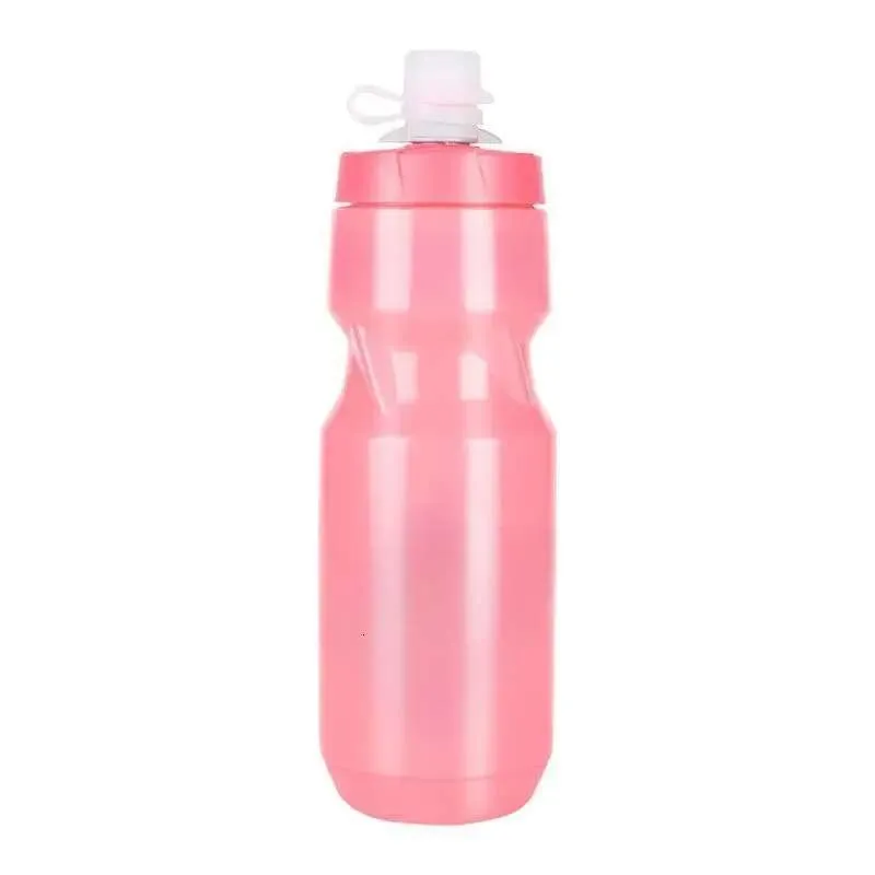 Bike Water Bottle Squeeze Lid Leakproof Shockproof For Mountain Road Bicycle Cycling Outdoor Sports Hydration Accessories