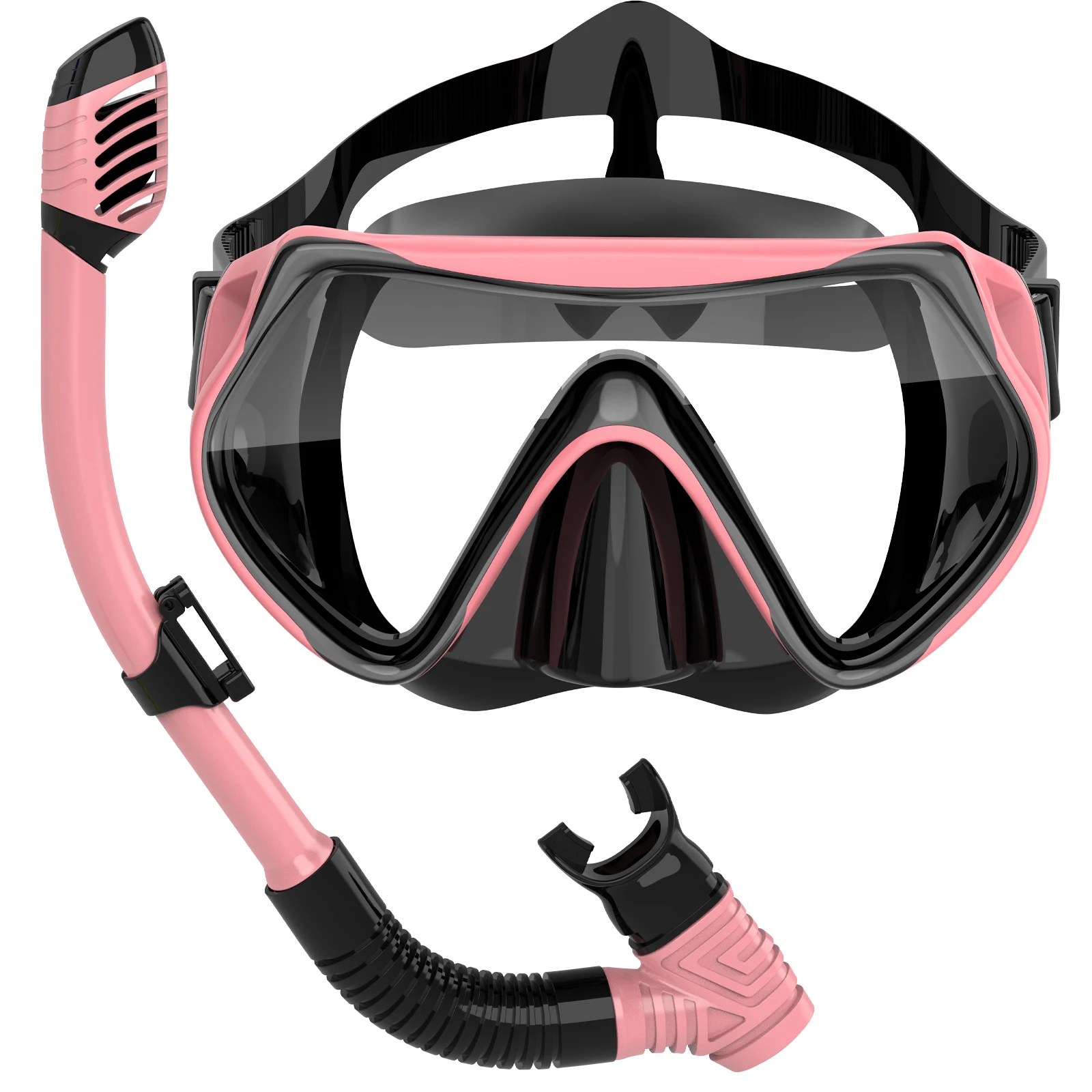 Kid’s Snorkeling Mask Set with Nose Cover Anti-F...
