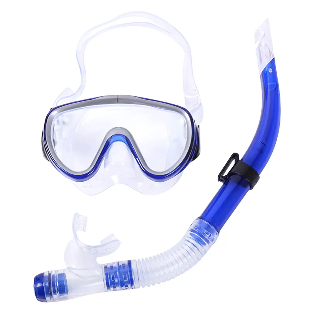 Adjustable Scuba Diving Mask No-Leak Snorkel Tube Anti-Fog for Underwater Exploration