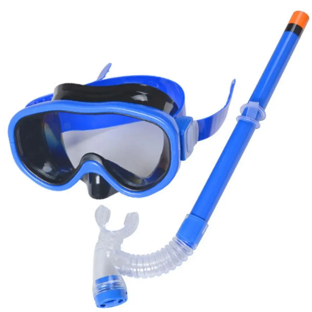 Kid’s Snorkel Set Waterproof UV Protection Anti-Fog Clear Vision Swimming Goggles Beach