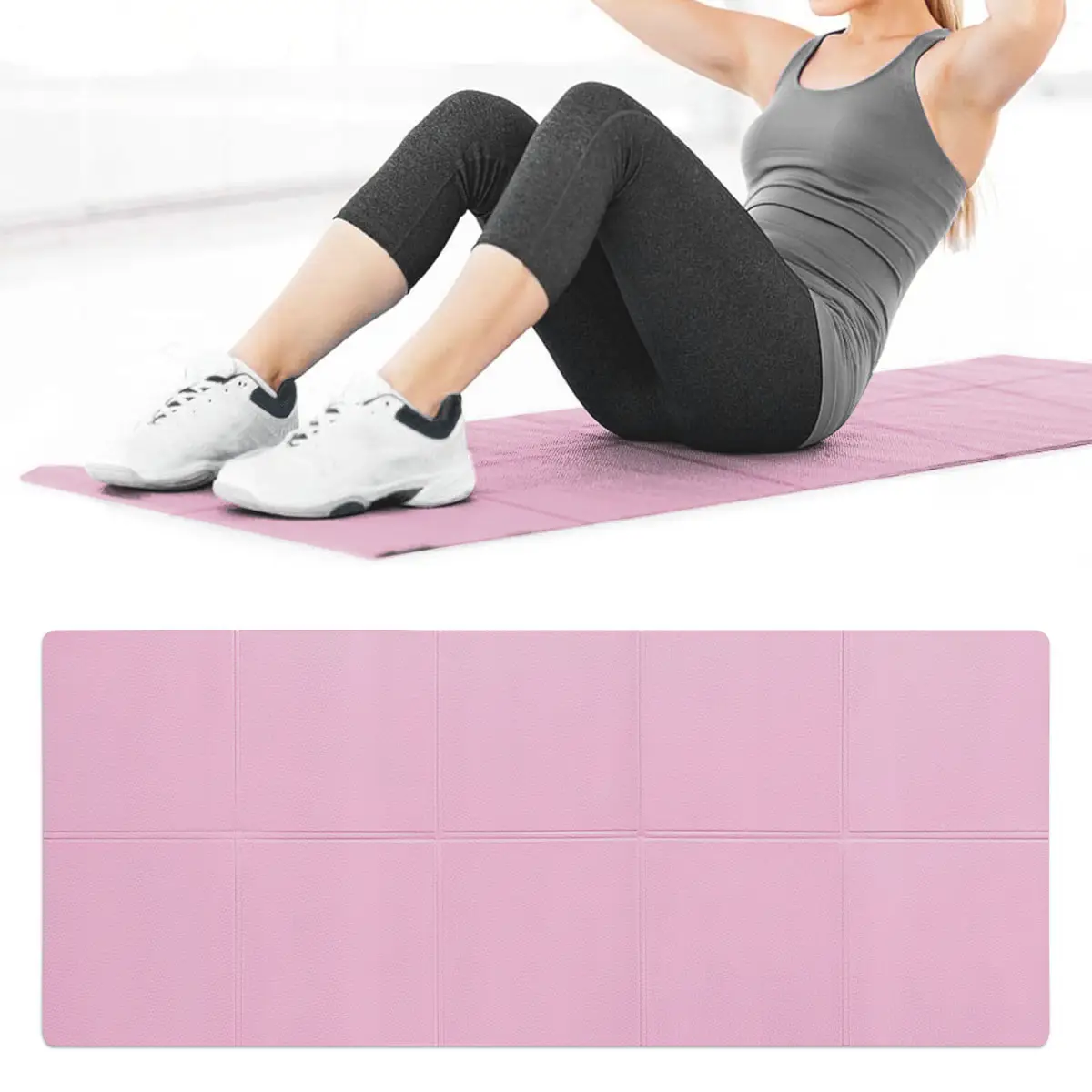 Yoga Mat Non-Slip Sports Fitness Mat Blanket Fitness Blanket Yoga Pilates Gymnastics Mat Fitness Equipment