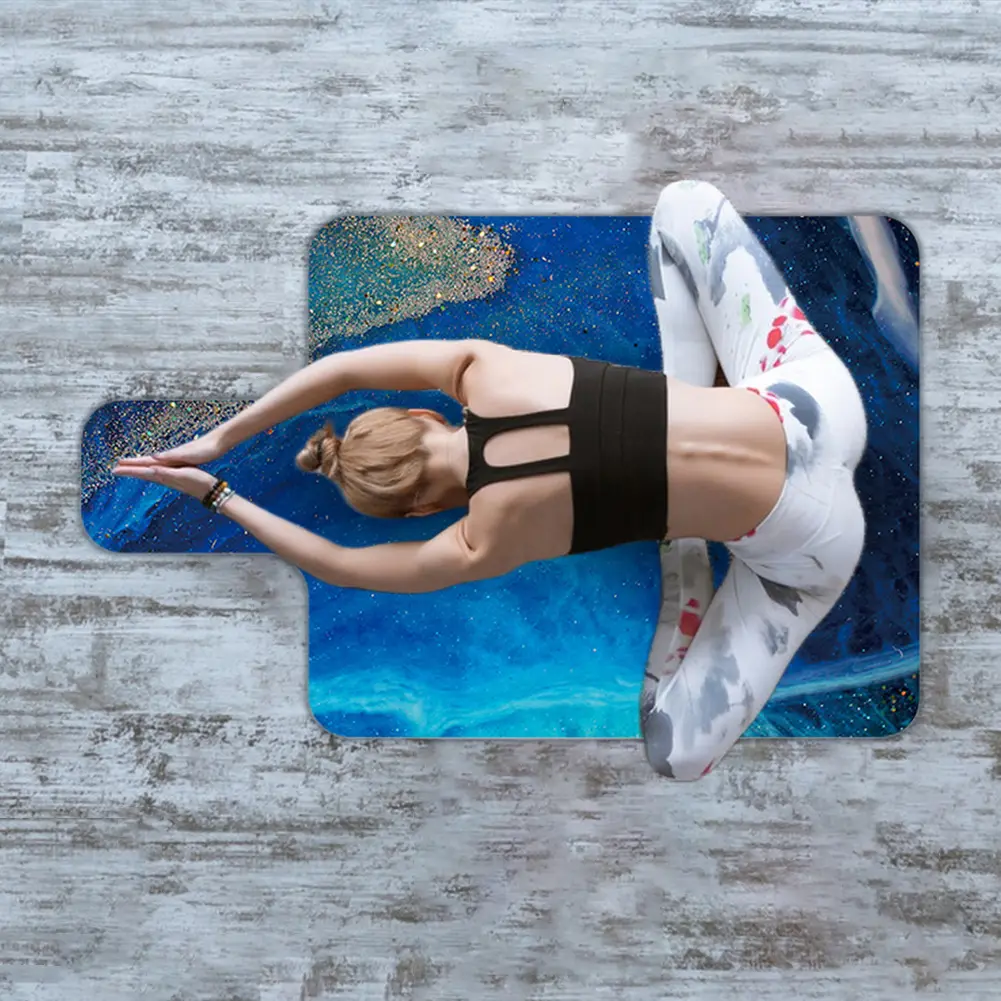 Yoga Mat Pilates Body Shaping Mat Pilates Suede Rubber Reorganization Core Bed Training Positioning Non-Slip Mat