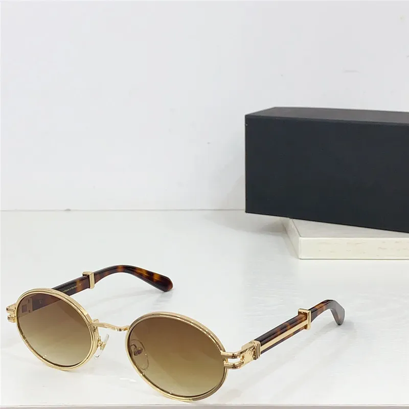 Oval Sunglasses Exquisite Metal Frame Simple And Generous Style High End Outdoor Uv400 Protection Eyewear