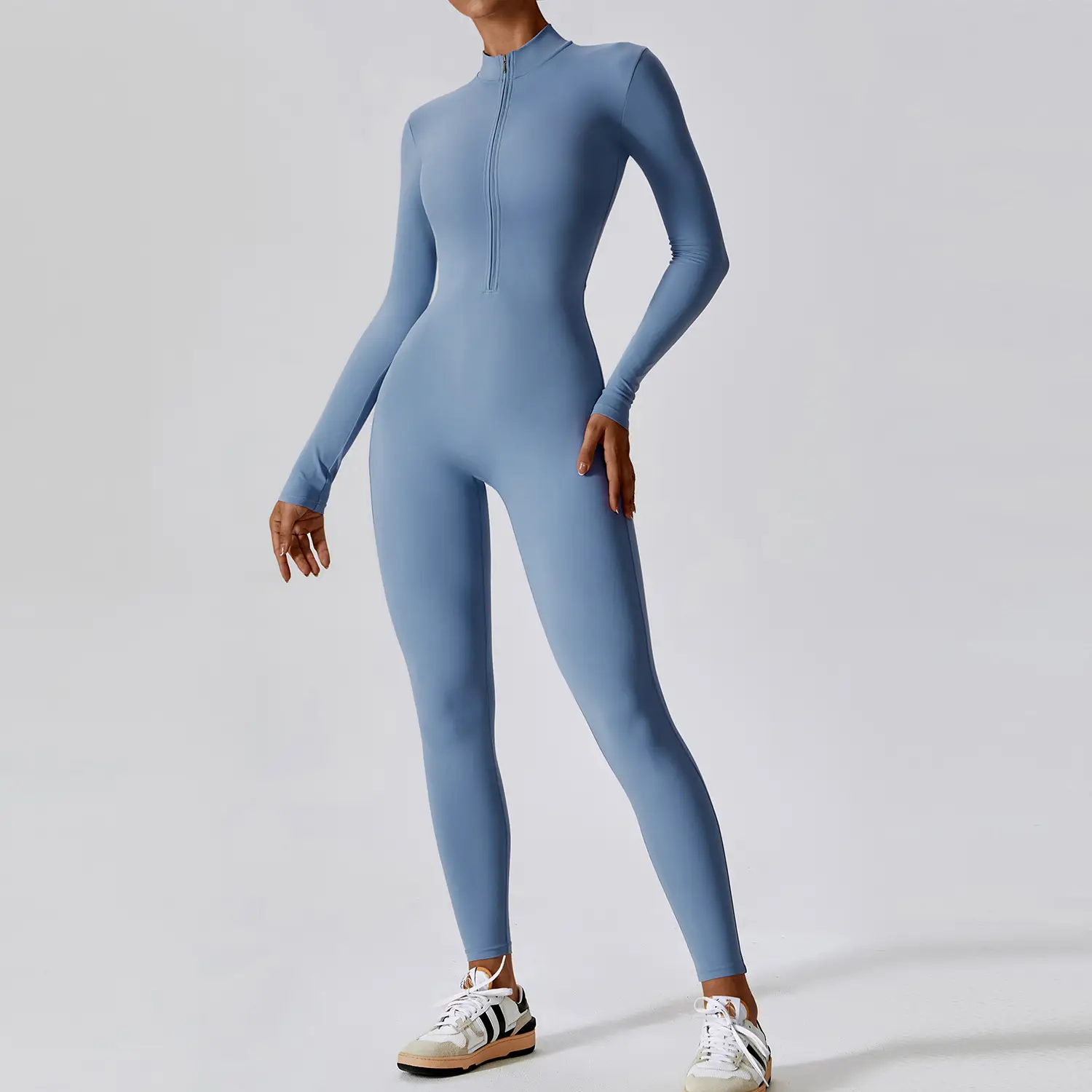 Long Sleeved Women's Sportswear Gym Jumpsuits Work...