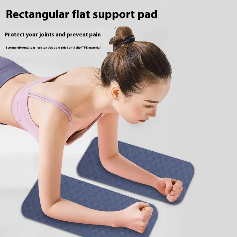 Thickened Yoga Exercise Mat Abdominal Wheel Aid Elbow And Knee Pads Gym Accessories Pilates Gymnastics Mat Balance Workout