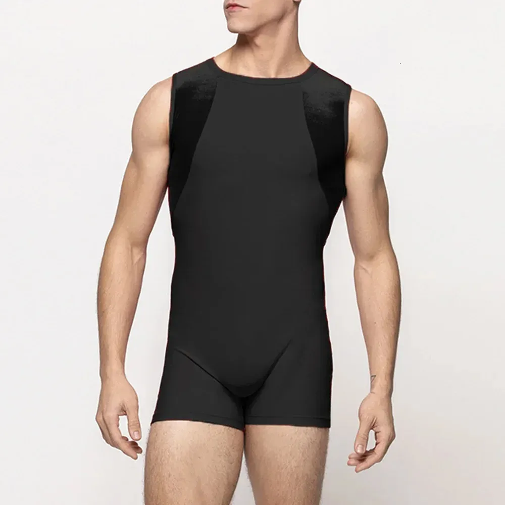 Mens Sports Fitness Training Gymnastics Suit Quick-Drying Skin-Friendly Breathable Comfortable Soft Jumpsuit Mens Clothing