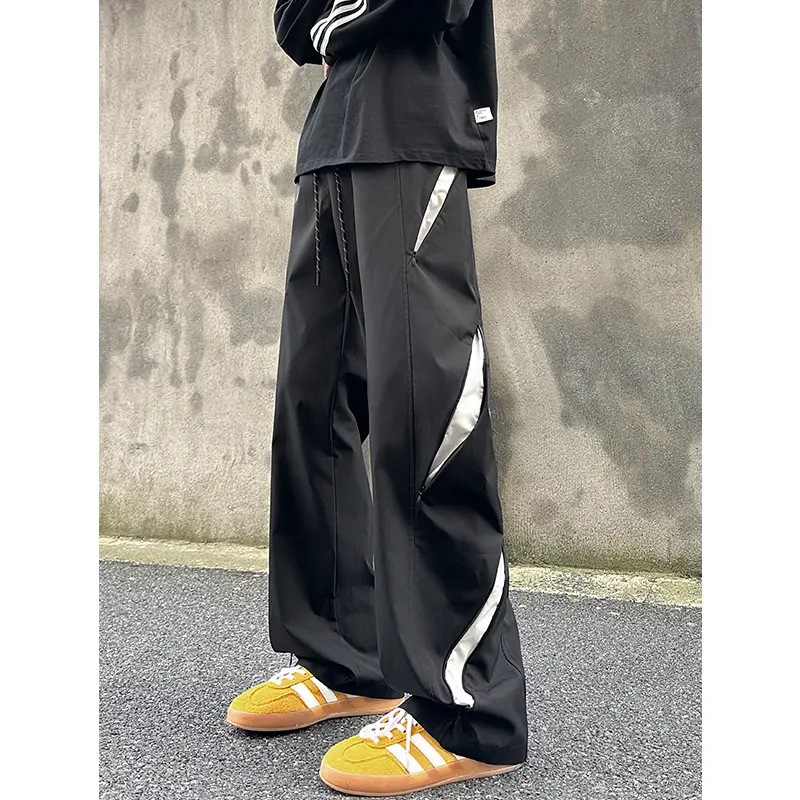 Men's Tactical Cargo Pants Waterproof Outdoor Combat Hiking Work Trousers with Elastic Drawstring Waist