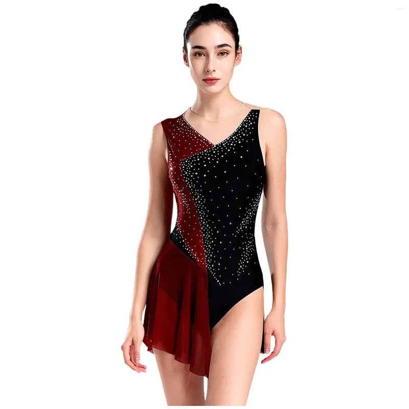 Stage Wear Women's Gymnastics Figure Skating Balle...