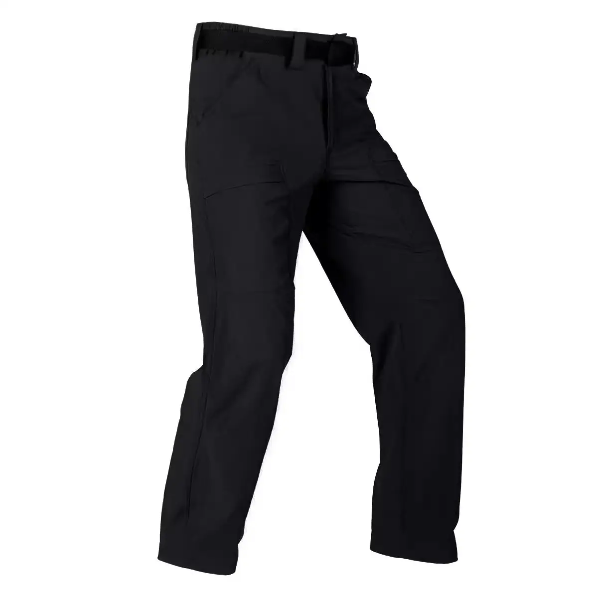 Men Summer Quick Dry Stretch Cargo Pants Multi Pocket Outdoor Lightweight Hiking Trousers