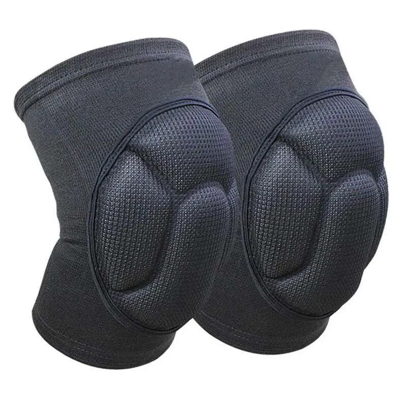 Men Sports Knee Pads Sponge Protector Football Dance Collision Avoidance Kneepad Brace Fitness Sport Patella Support