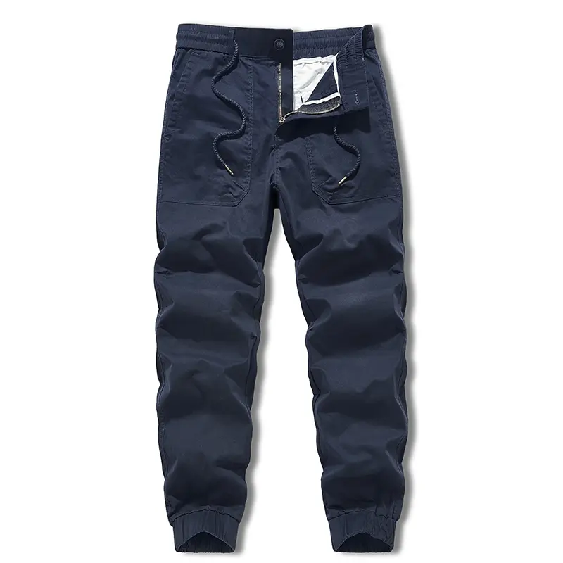 Men's Cargo Hiking Pants Spring Autumn Windproof Wear-Resistant Tactical Outdoor Trousers